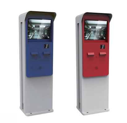 Stainless Steel Durable Parking Lot Kiosk 19 Inch HD Touch Screen Multiple Payment Types