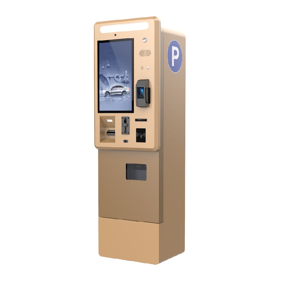 Weatherproof Outdoor Parking Kiosk with 21.5 Inch HD Touch Screen Support Multi Payments