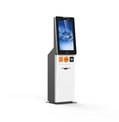 24/7 Self Service Bill Payment Kiosk with Cash Recycler Receipt Printing QR Reader and Secure Card Payments