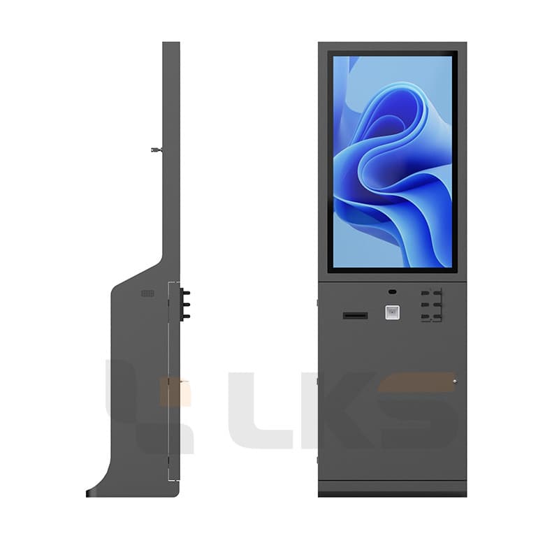 custom 21.5 24 27 32 43 Inch Wall Mounted Or Floor Standing Self Service Cinema Kiosk With Barcode Scanner online