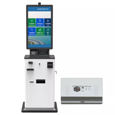 27 Inch Hotel Self Service Kiosk Free Standing Hotel Self Check In Machine Hotel Room Card Key Machine