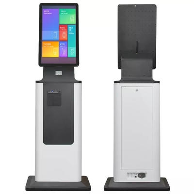 27 Inch Hotel Self Service Kiosk Free Standing Hotel Self Check In Machine Hotel Room Card Key Machine