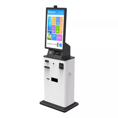 High quality 27 Inch Hotel Self Service Kiosk Free Standing Hotel Self Check In Machine Hotel Room Card Key Machine wholesale