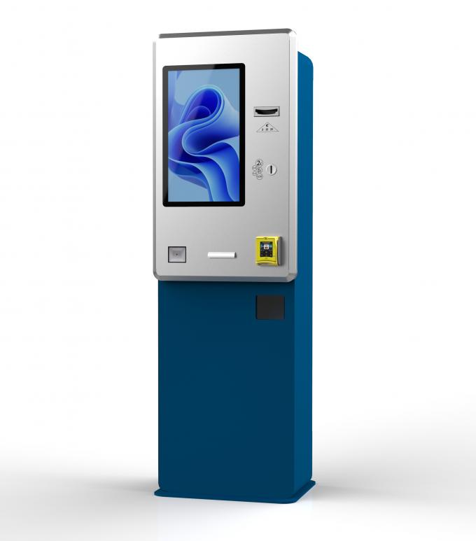 21.5 Inch Durable Waterproof IP65 Outdoor Kiosk Parking Payment Station Credit Card And Bill Acceptor Self Payment Kiosk