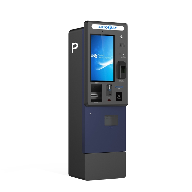 21.5 Inch Durable Waterproof IP65 Outdoor Kiosk Parking Payment Station Credit Card And Bill Acceptor Self Payment Kiosk
