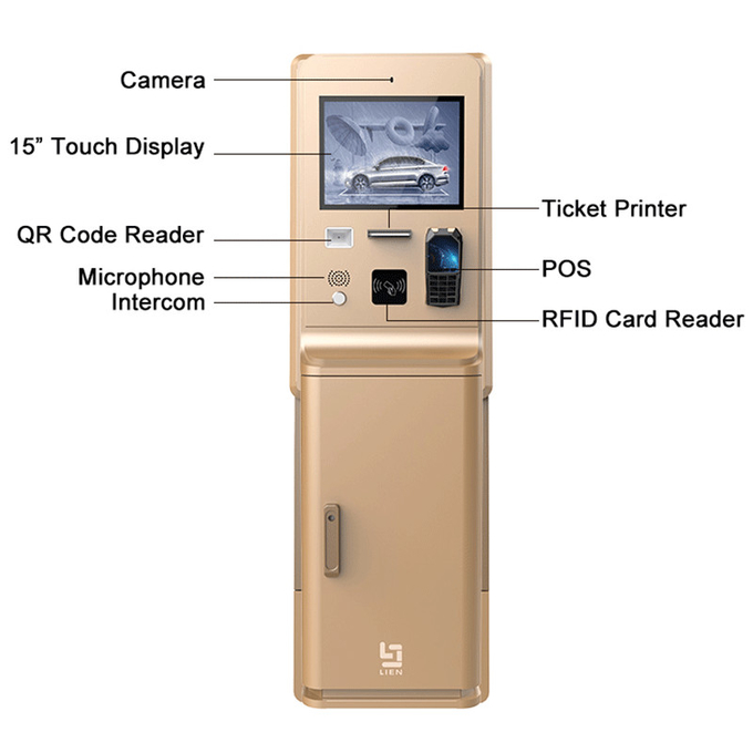 Best Multiple Payments Parking Kiosk Weather Resistant User Friendly Fast and Sensitive wholesale